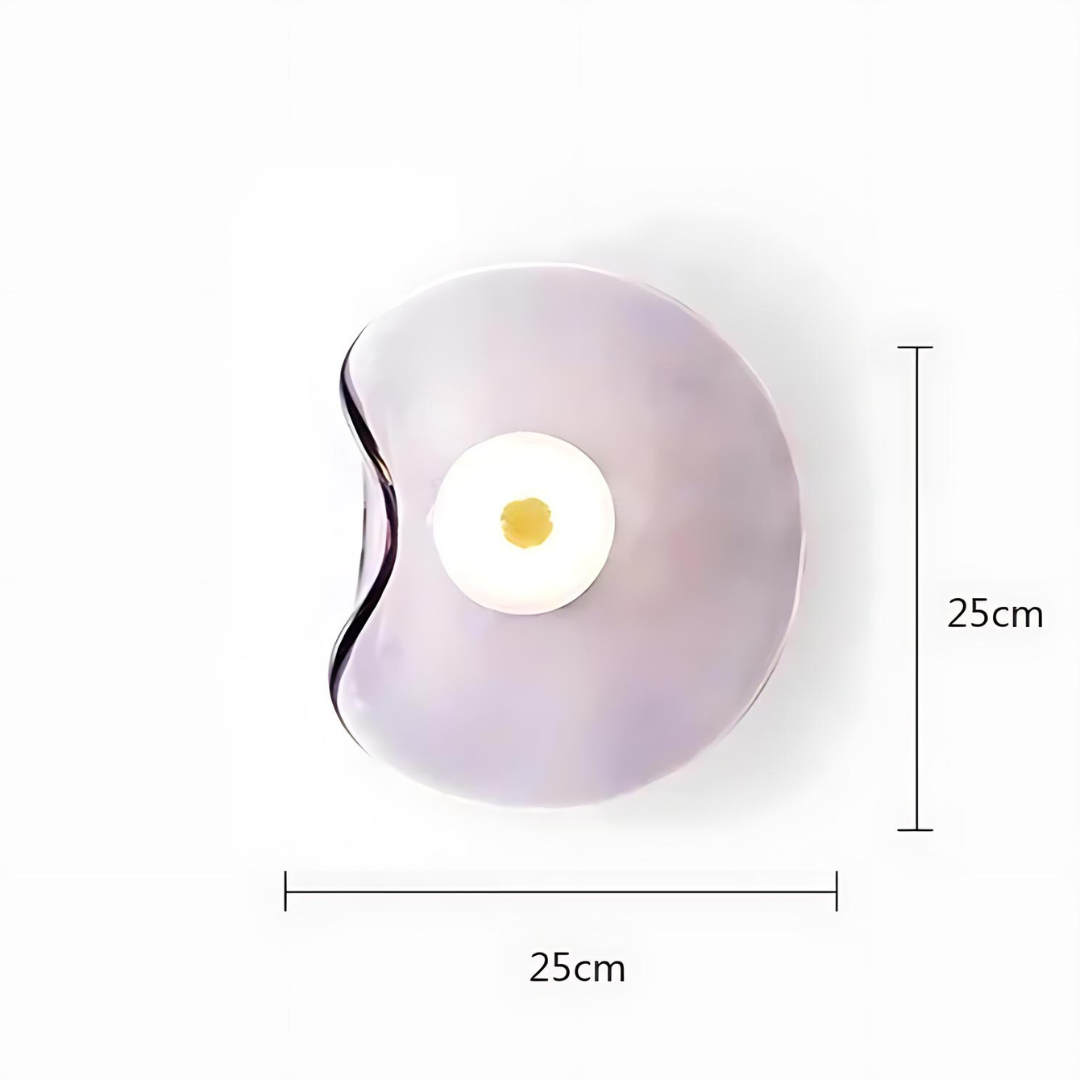 SolaraGlass LED Wall Lamps Upward and Down Light Collection