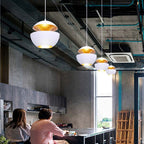 NexaLum Modern LED Pendant Light In Black And White