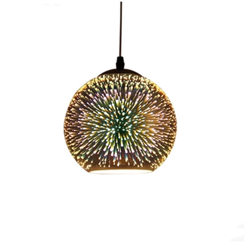 Astris Glass Pendant Light With Starry Glow Eco Friendly Edition
