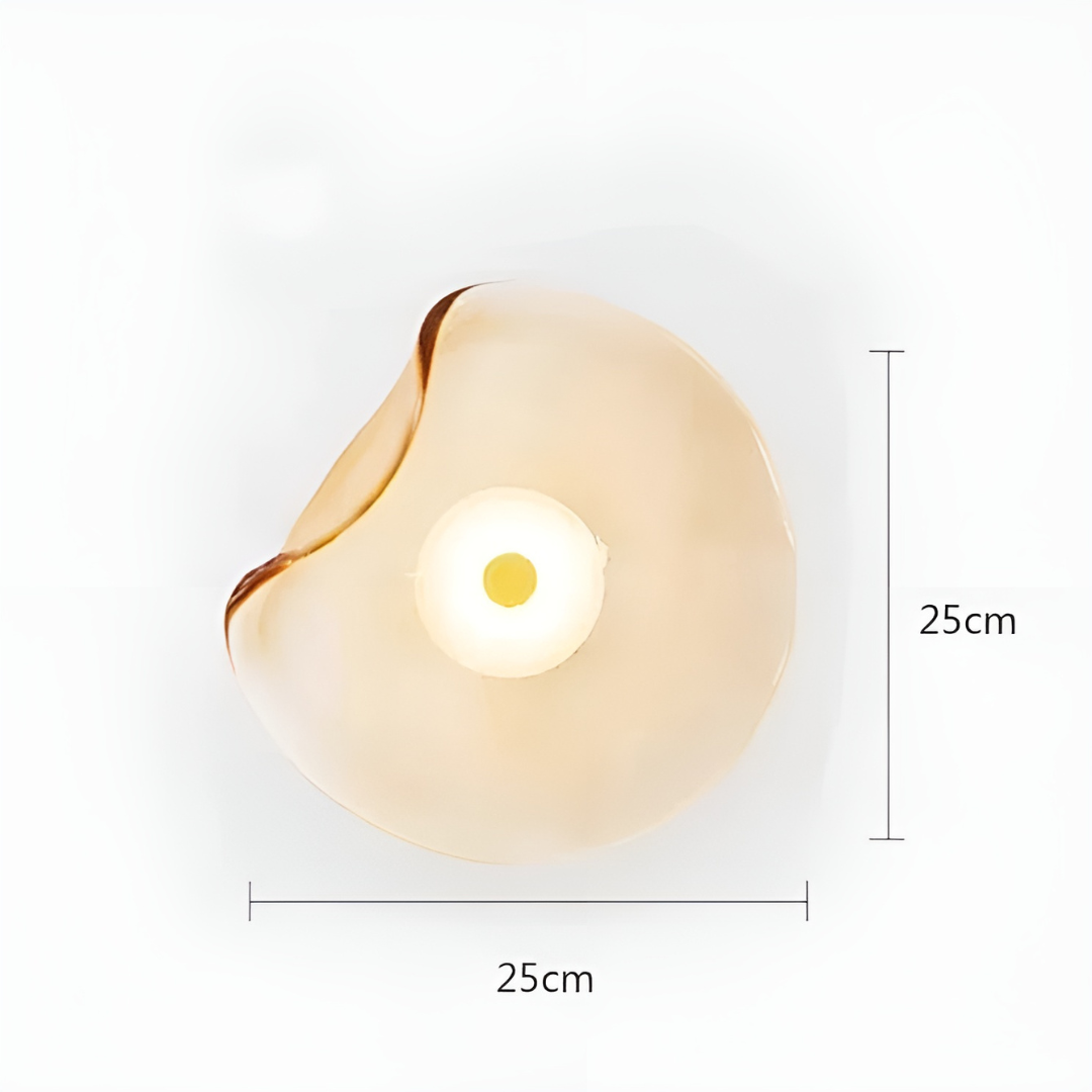 SolaraGlass LED Wall Lamps Upward and Down Light Collection