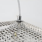 AstraLume | Geometric Round Pendant Lamp In Electrolytic Metal