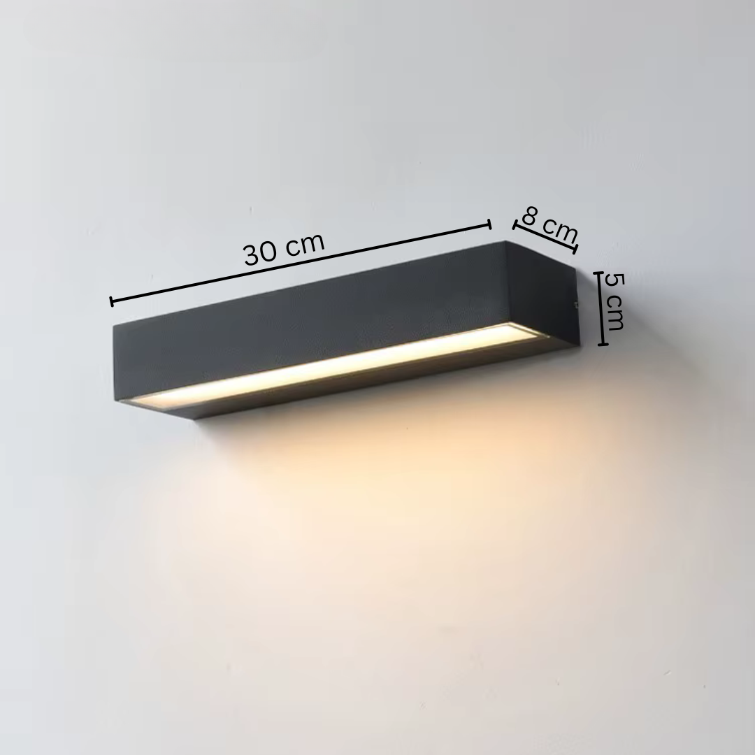 LumaHart Outdoor Lamp With LED Bulbs Included IP65 Rated Weatherproof