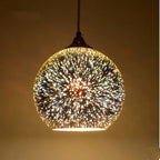 Astris Glass Pendant Light With Starry Glow Eco Friendly Edition