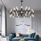AstraGrid Nova Matrix LED Chandelier for Modern Interiors