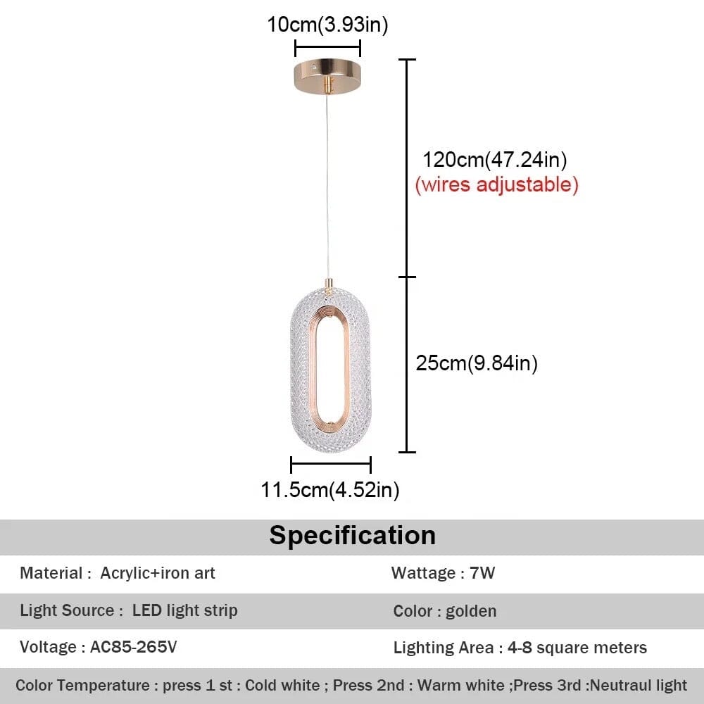 Selene Two Tier Crystal Pendant Light With Glass Prisms