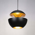 NexaLum Modern LED Pendant Light In Black And White