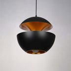 NexaLum Modern LED Pendant Light In Black And White