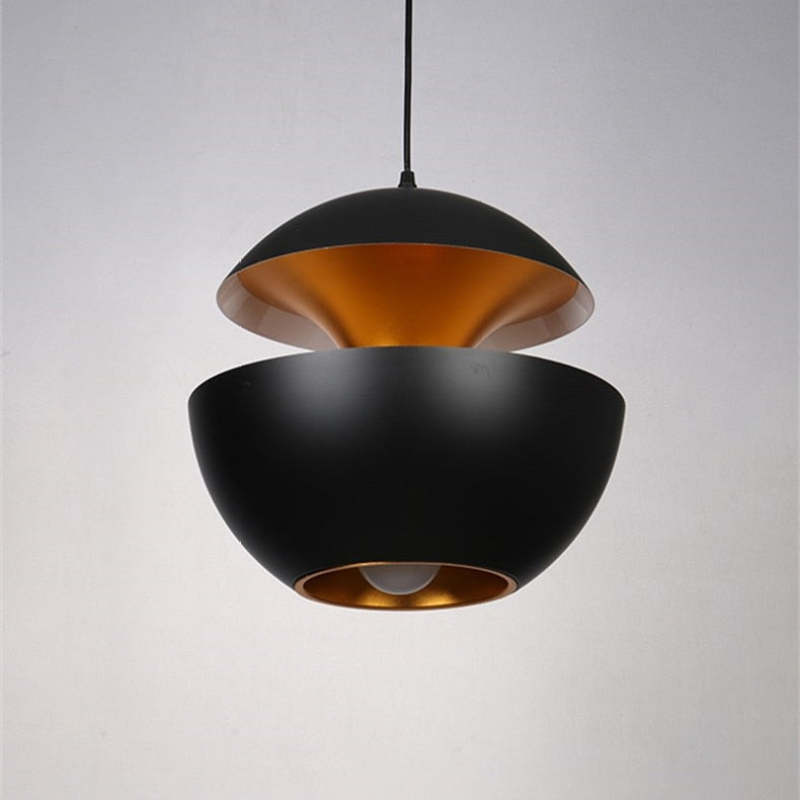 NexaLum Modern LED Pendant Light In Black And White