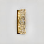 Aurelle Wandleuchte aus Edelstahl mit Kristallakzenten und 3 Einstellungen