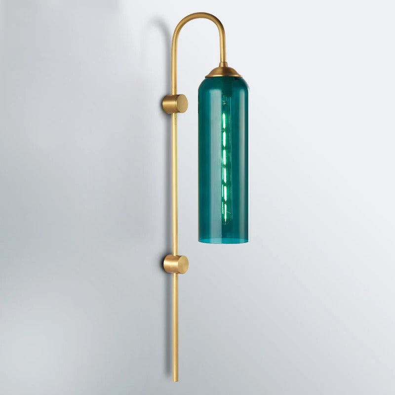 Aurea Nordic Style Sky Blue Glass Lampshade For Living Room