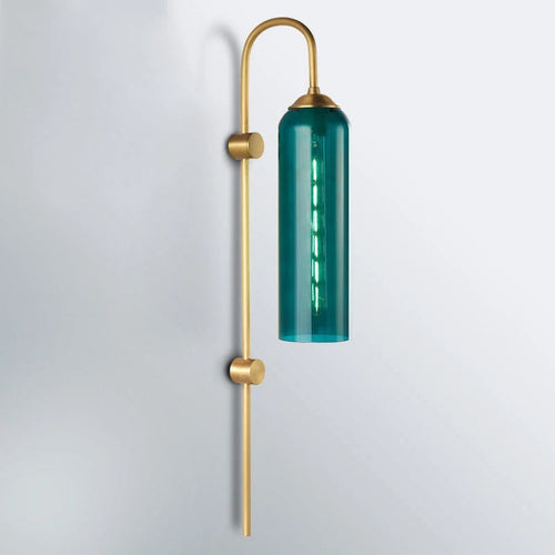 Aurea Nordic Style Sky Blue Glass Lampshade For Living Room