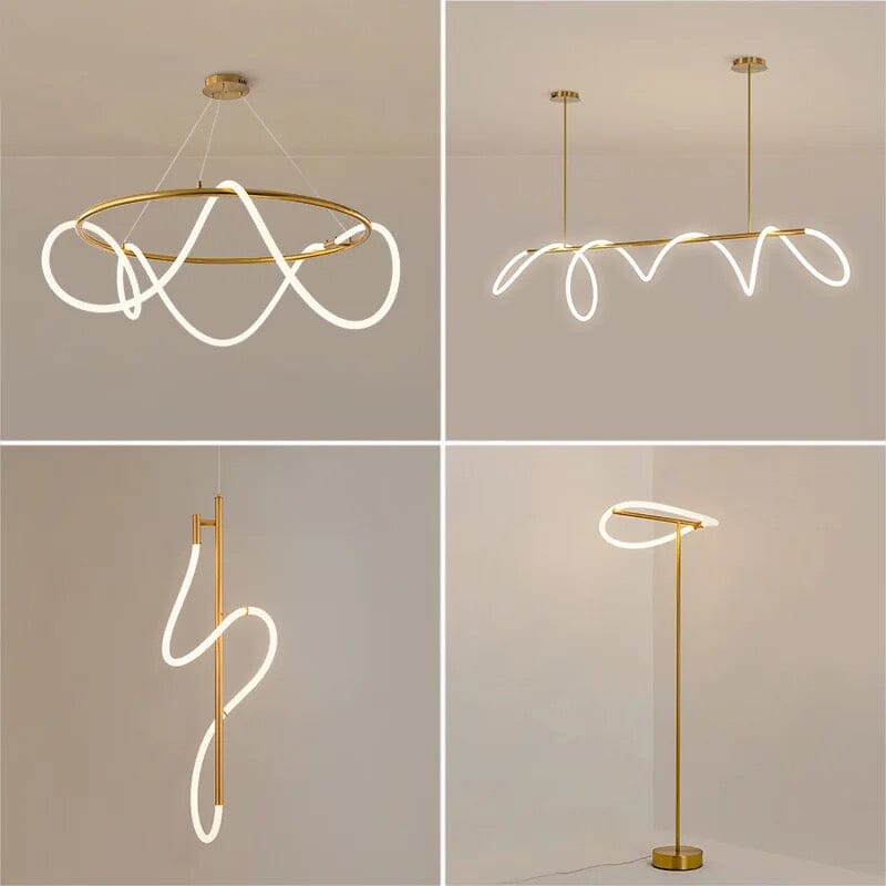 LumaTwirl LED Lamp Series for Modern Home Lighting