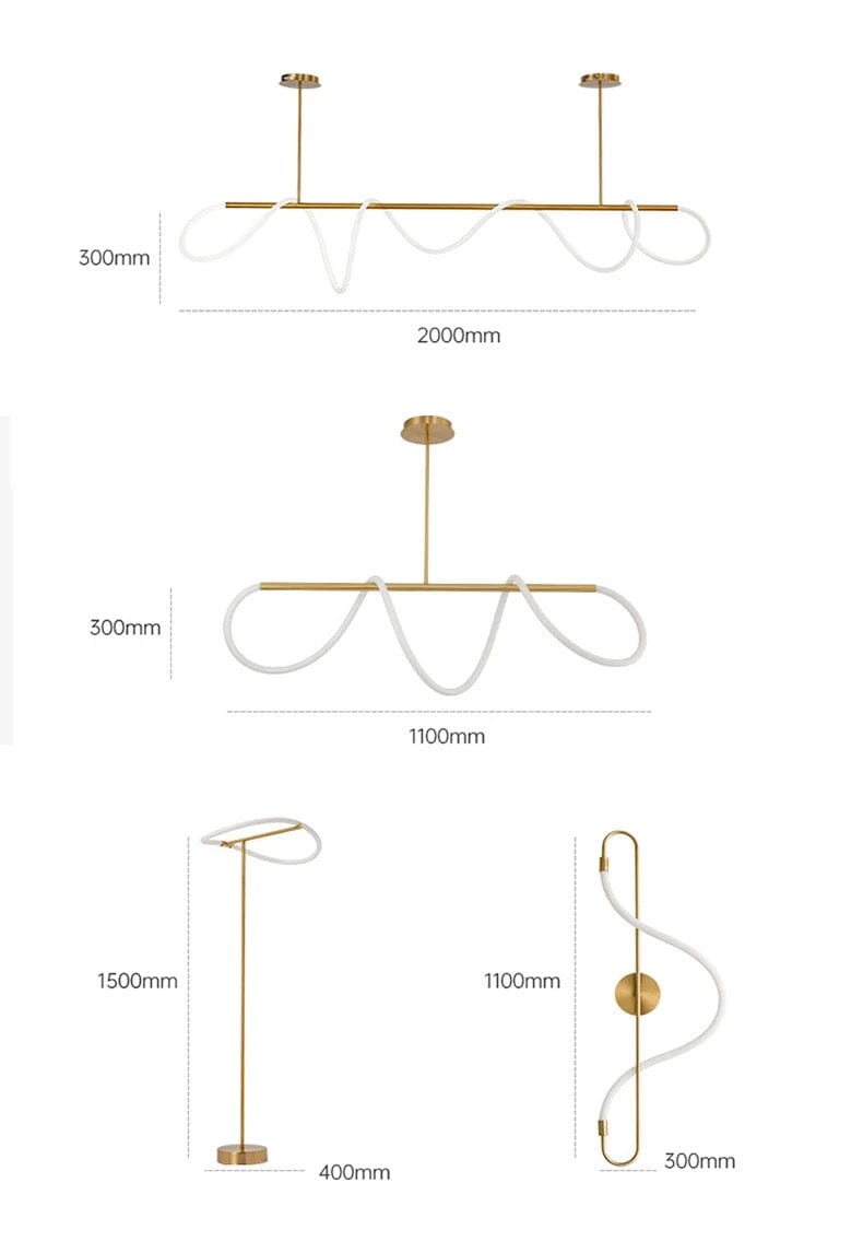 LumaTwirl LED Lamp Series for Modern Home Lighting