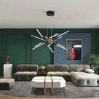 Nexa Angular Iron Chandelier Elite Lighting Fixture