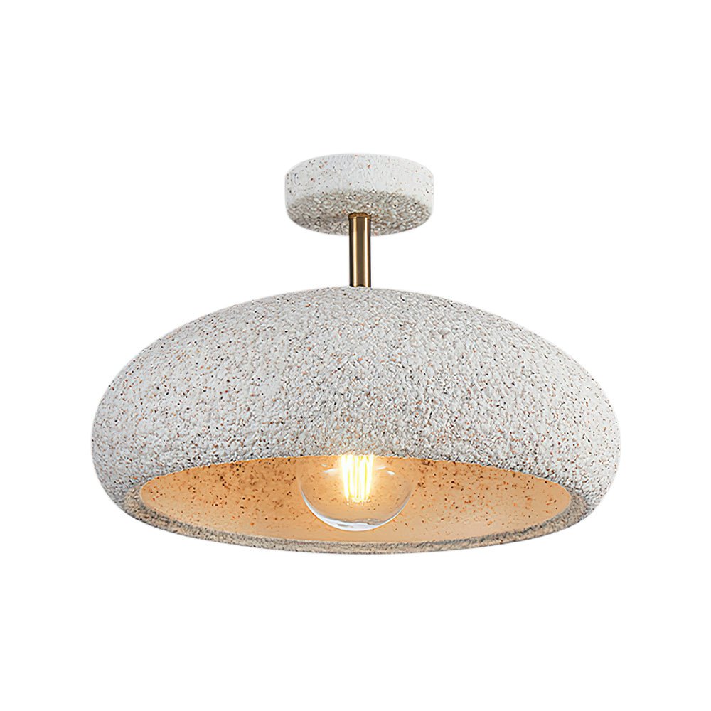 NovaLume Halo Ceiling Light With Speckled Finish Texture