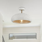 NovaLume Halo Ceiling Light With Speckled Finish Texture