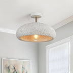 NovaLume Halo Ceiling Light With Speckled Finish Texture