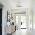 NovaLume Halo Ceiling Light With Speckled Finish Texture