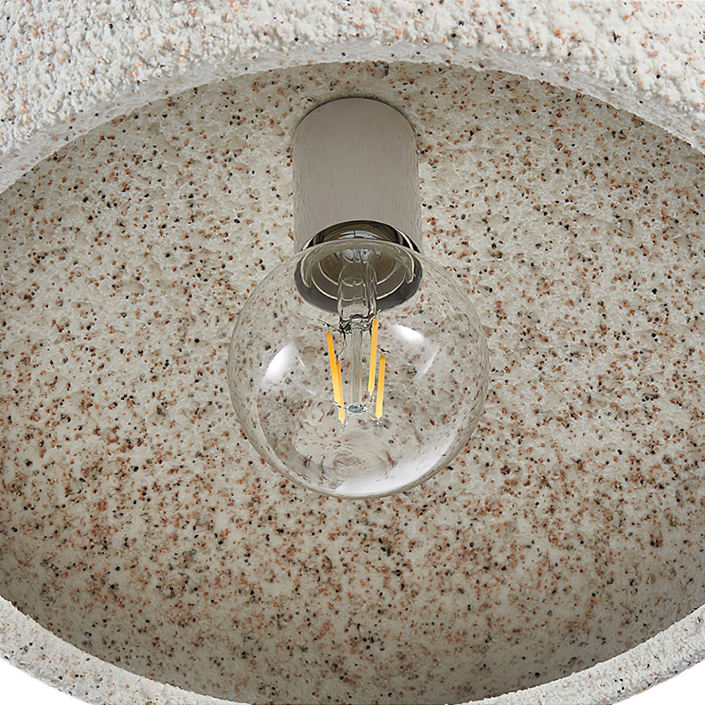NovaLume Halo Ceiling Light With Speckled Finish Texture