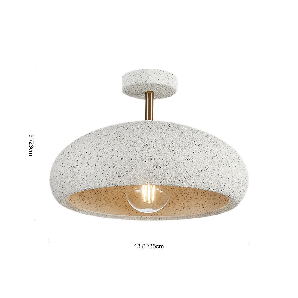 NovaLume Halo Ceiling Light With Speckled Finish Texture