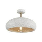 NovaLume Halo Ceiling Light With Speckled Finish Texture