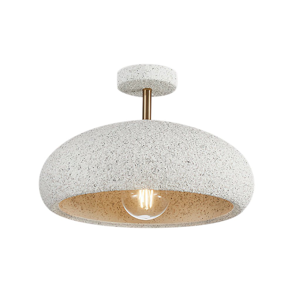 NovaLume Halo Ceiling Light With Speckled Finish Texture
