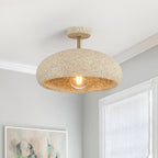 NovaLume Halo Ceiling Light With Speckled Finish Texture
