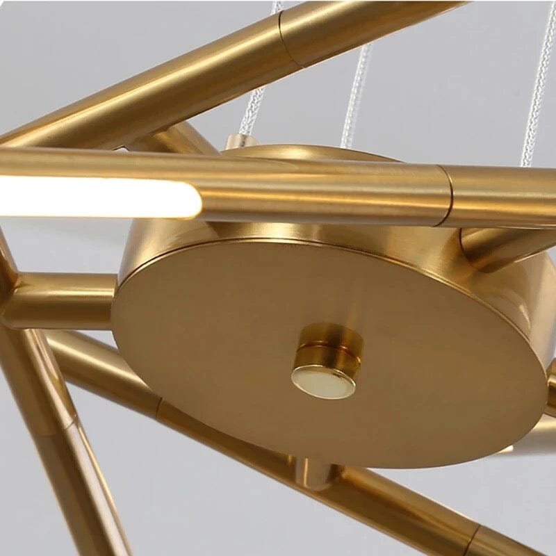 Nexa Angular Iron Chandelier Elite Lighting Fixture