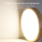 Aurelian Eichen-Deckenleuchte mit Acrylschirm Warmweiß