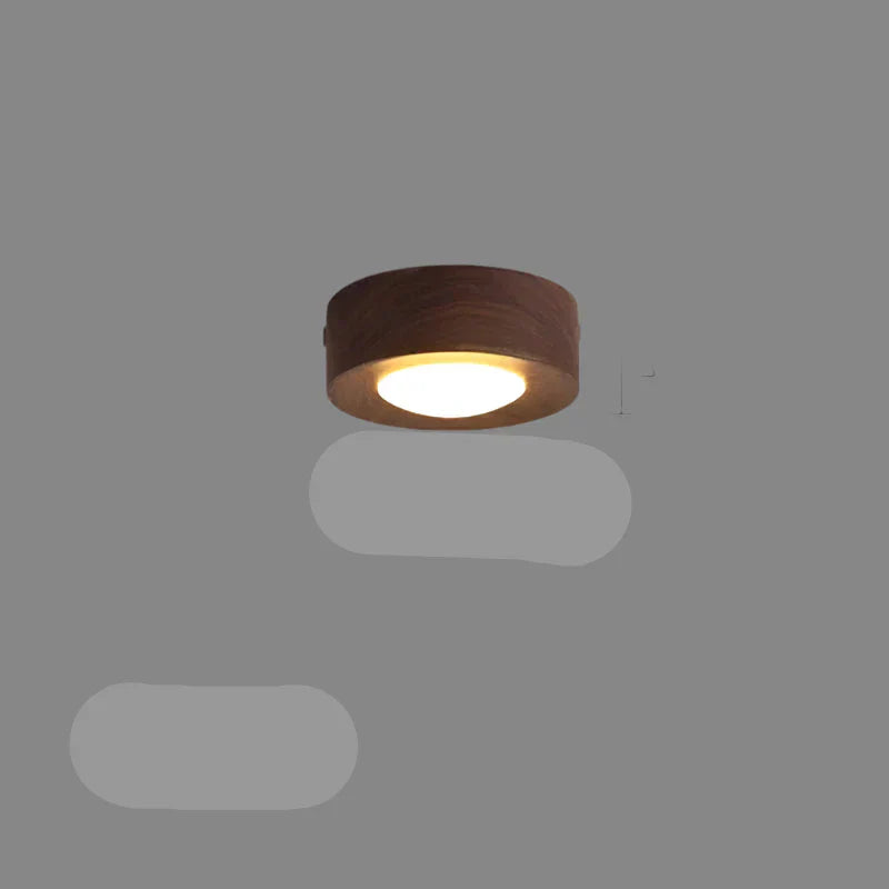SylvaLume Walnut LED Ceiling Light Soft Ambient Glow