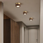 SylvaLume Walnut LED Ceiling Light Soft Ambient Glow
