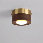 SylvaLume Walnut LED Ceiling Light Soft Ambient Glow