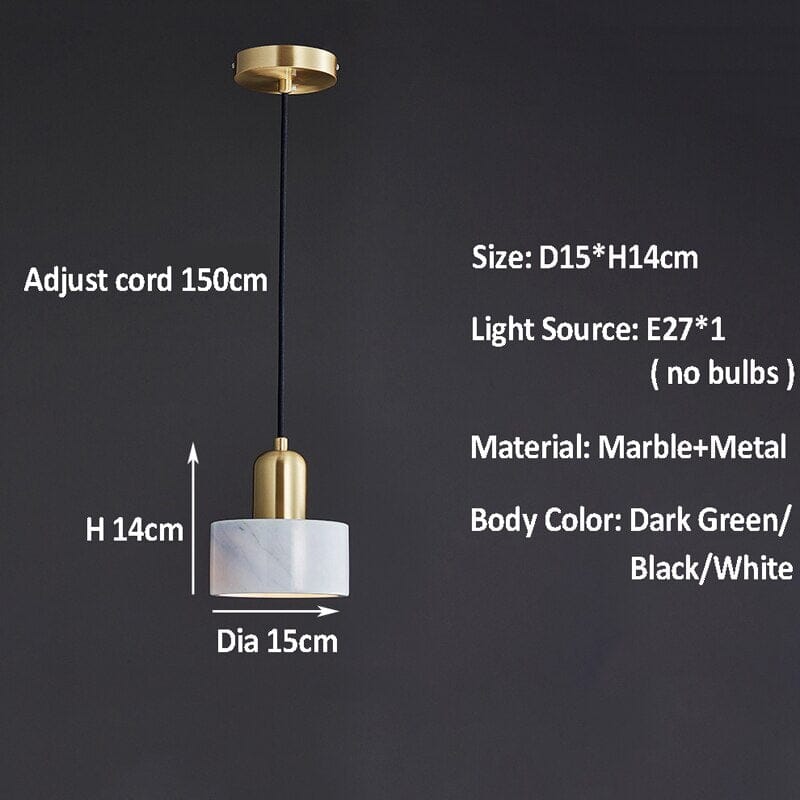 Caelara Marmor Pendelleuchte aus der NovaMarble Kollektion