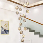 AstraLume Bubble Glass LED Ceiling Chandelier Light