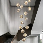 AstraLume Bubble Glass LED Ceiling Chandelier Light