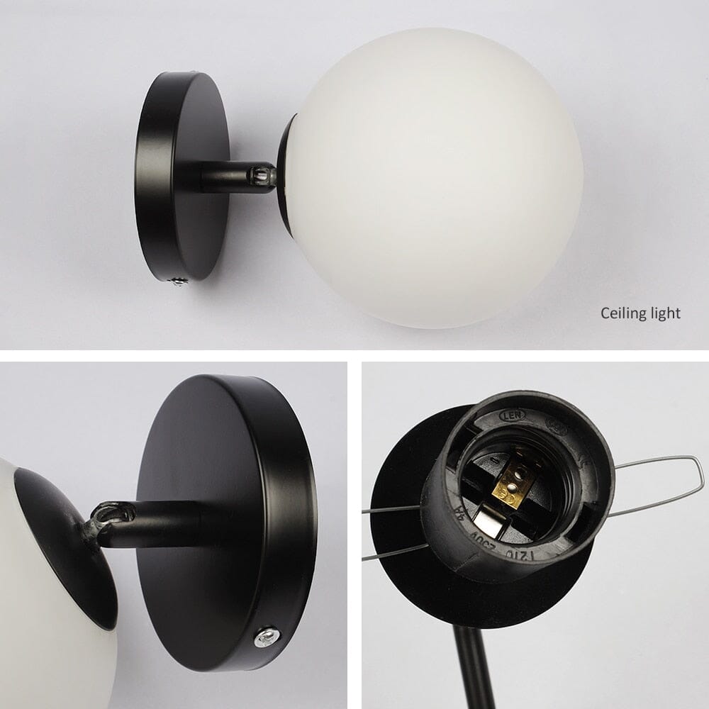 LumaNova Orb Glow Ceiling Light For Living Rooms With Warm Glow