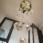 AstraLume Bubble Glass LED Ceiling Chandelier Light