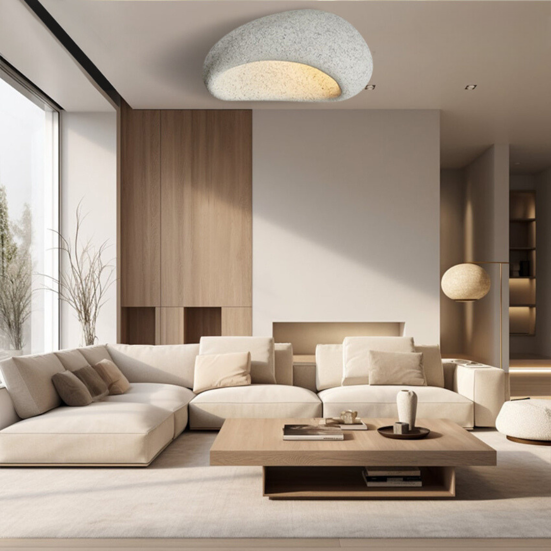 LumaNova Ceiling Light Wabi-Sabi Inspired Japanese Lamp