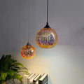 Astris Glass Pendant Light With Starry Glow Eco Friendly Edition