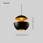 NexaLum Modern LED Pendant Light In Black And White