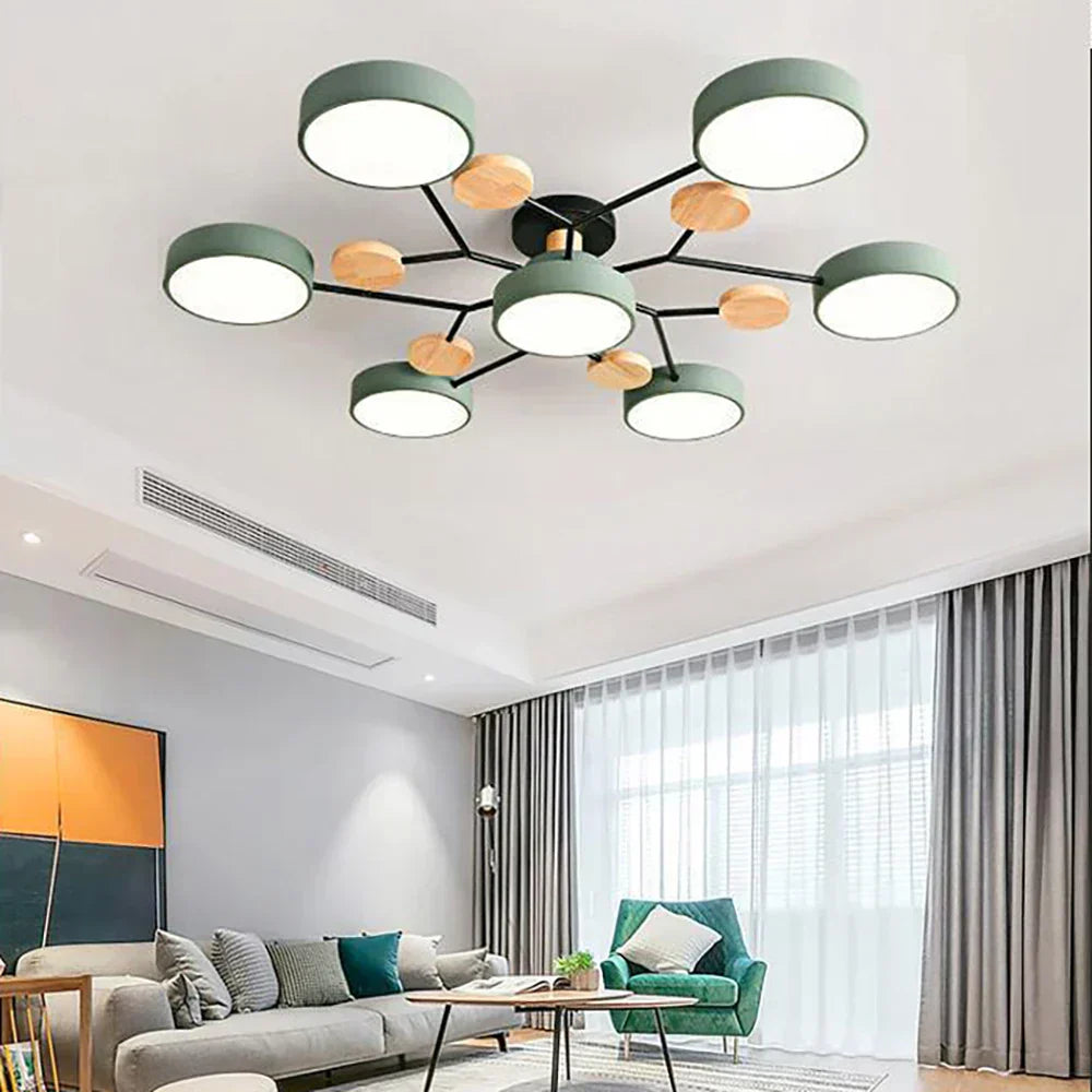 Lumenova Contemporary Ceiling Light With Slim LED Profile