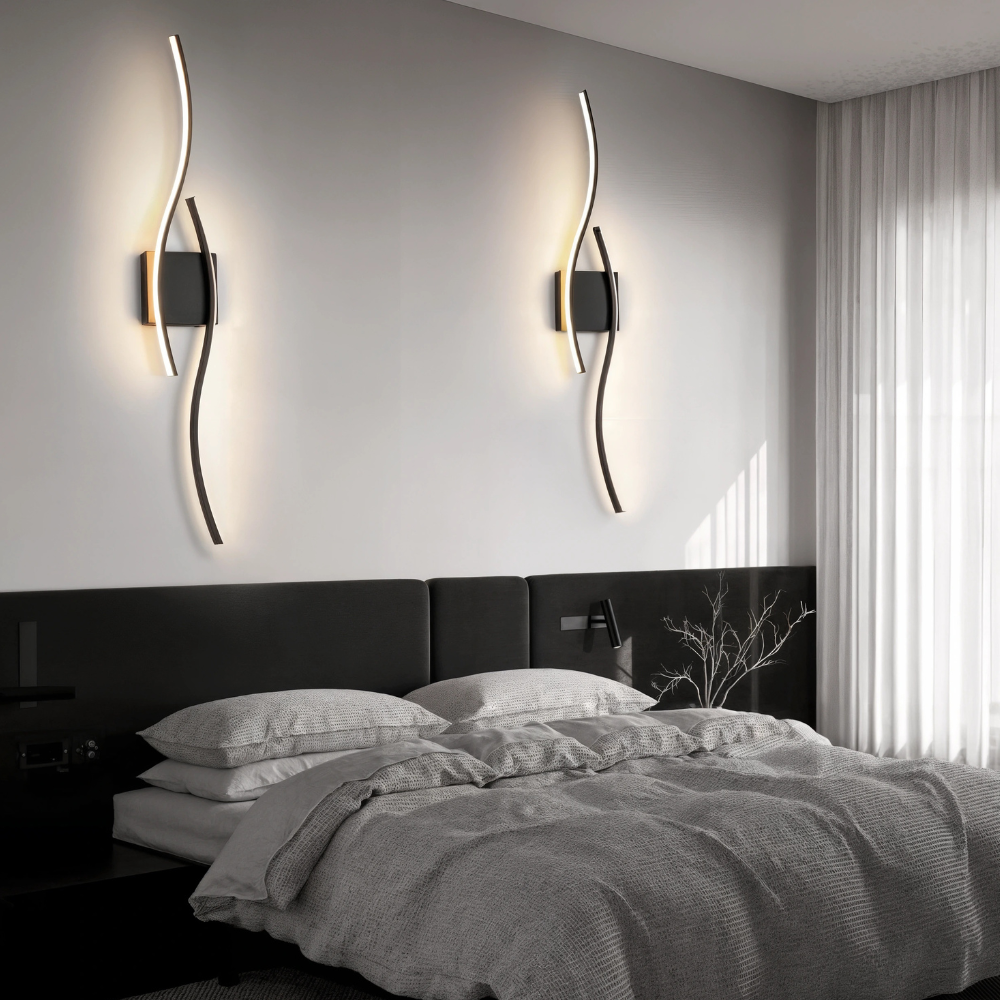 AstraGlow Elegáns Fali Lámpa Beltéri Otthoni Használatra Nappalikba