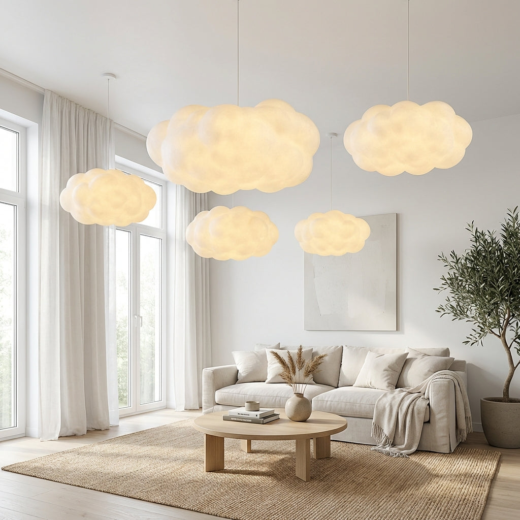 Aeroa szoborszerű függeszték textil anyagból beltéri használatra