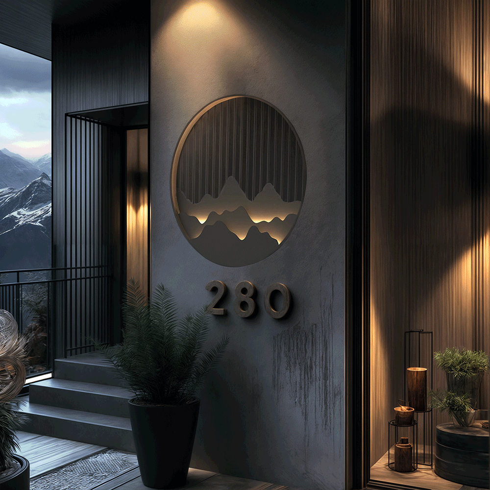 Lyra Outdoor Wall Light 6W LED IP55 Waterproof Exterior