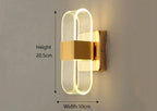 LumaNova Aluminum LED Wall Sconces Modern Glow Collection
