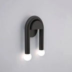 NovaRidge Dual LED E14 Metal Wall Lamp Sconce For Living Rooms