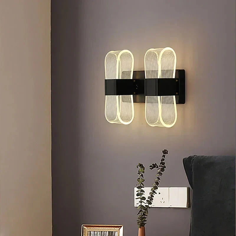 LumaNova Aluminum LED Wall Sconces Modern Glow Collection