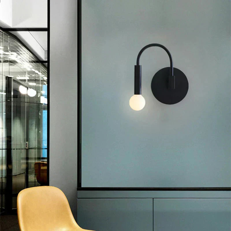 NovaLume Metal Wall Light With LED E14 Bulb Included