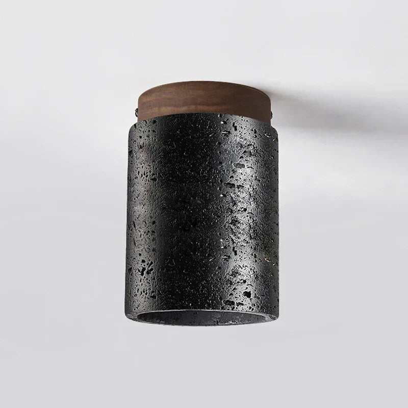 Aurora Marmor- und Holz-LED-Lampe Aufputzleuchte von Vrimlie