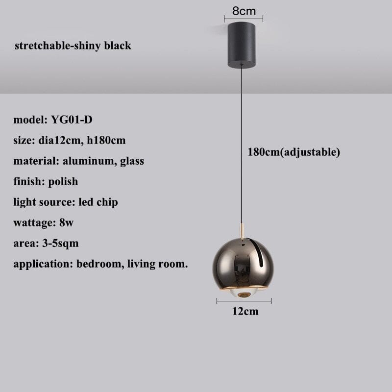 AstraLume Adjustable Angle LED Pendant Light Dimmable